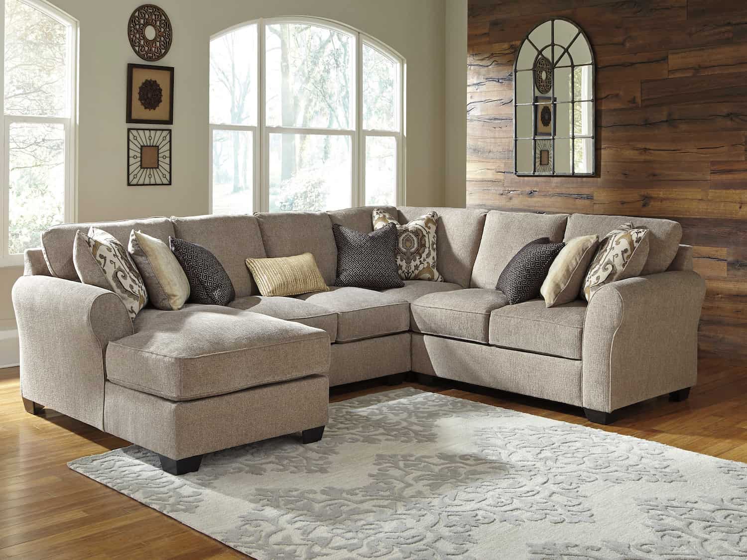 Sectional in a living room